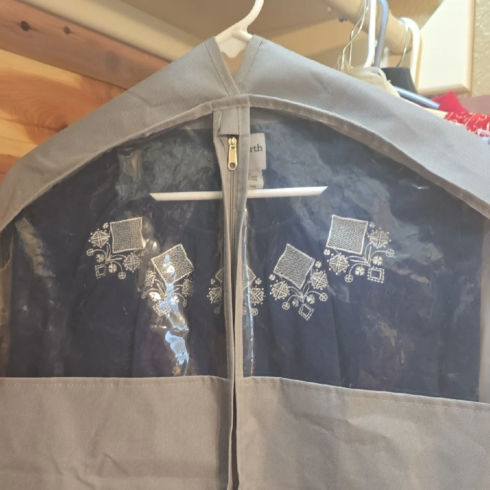 4 Gray Fabric Material Garment Bags